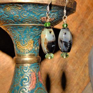 BoHo Eye See You Glass Bead Earrings